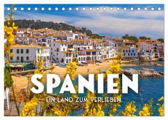 Cover Spanien - ein Land zum Verlieben. (Tischkalender 2026 DIN A5 quer), CALVENDO Monatskalender