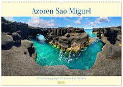 Cover Sao Miguel Azoren - Vulkanisch geprägte Trauminsel im Atlantik (Wandkalender 2026 DIN A2 quer), CALVENDO Monatskalender