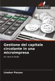 Gestione del capitale circolante in una microimpresa Gestione del capitale circolante in una microimpresa