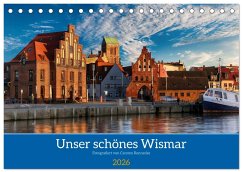 Cover Unser schönes Wismar (Tischkalender 2026 DIN A5 quer), CALVENDO Monatskalender