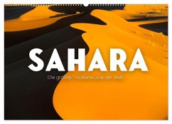 Sahara - Die größte Trockenwüste der Welt. (Wandkalender 2026 DIN A2 quer), CALVENDO Monatskalender