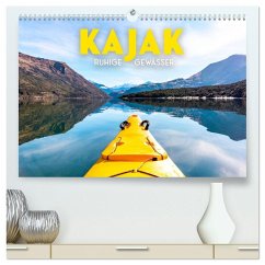 Kajak - Ruhige Gewässer (hochwertiger Premium Wandkalender 2026 DIN A2 quer), Kunstdruck in Hochglanz Kajak - Ruhige Gewässer (hochwertiger Premium Wandkalender 2026 DIN A2 quer), Kunstdruck in Hochglanz