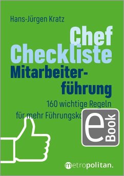 Cover Chef-Checkliste Mitarbeiterführung (eBook, PDF)
