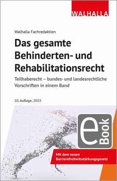 Cover Das gesamte Behinderten- und Rehabilitationsrecht (eBook, PDF)