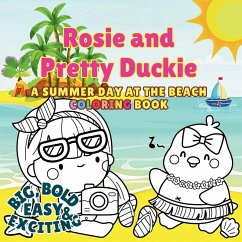Rosie And Pretty Duckie A Summer Day At The Beach Coloring Book Cover Rosie And Pretty Duckie A Summer Day At The Beach Coloring Book