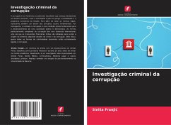 Cover Investigação criminal da corrupção