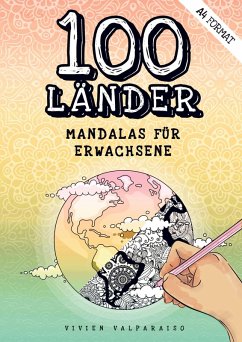 Cover 100 Länder Mandalas für Erwachsene