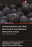 Caratterizzazione dei rifiuti del processo di produzione della pasta di Açaí Caratterizzazione dei rifiuti del processo di produzione della pasta di Açaí