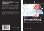 Informes actualizados de comentarios correctivos por escrito automatizados