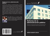 Reforma de la administración pública Reforma de la administración pública