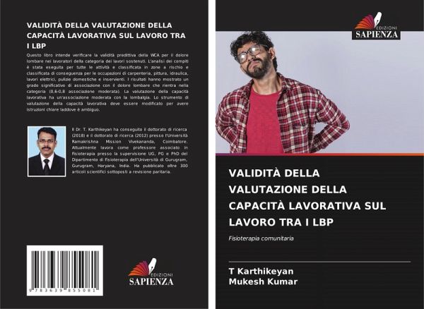 VALIDITÀ DELLA VALUTAZIONE DELLA CAPACITÀ LAVORATIVA SUL LAVORO TRA I LBP