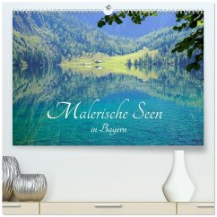 Malerische Seen in Bayern (hochwertiger Premium Wandkalender 2026 DIN A2 quer), Kunstdruck in Hochglanz
