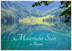Malerische Seen in Bayern (Wandkalender 2026 DIN A2 quer), CALVENDO Monatskalender