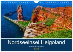 Nordseeinsel Helgoland - Ansichten der Insel in Acryl (Wandkalender 2026 DIN A4 quer), CALVENDO Monatskalender