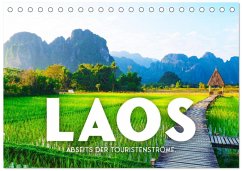 Laos - Abseits der Touristenströme. (Tischkalender 2026 DIN A5 quer), CALVENDO Monatskalender