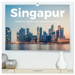 Singapur - Moderne Städte und unberührte Natur. (hochwertiger Premium Wandkalender 2026 DIN A2 quer), Kunstdruck in Hochglanz