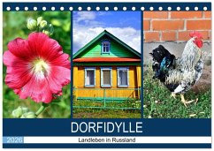 Cover Dorfidylle - Landleben in Russland (Tischkalender 2026 DIN A5 quer), CALVENDO Monatskalender