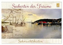 Cover Seekarten der Träume (Wandkalender 2026 DIN A3 quer), CALVENDO Monatskalender