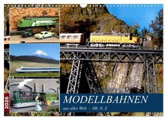Modellbahnen aus aller Welt - H0, N, Z (Wandkalender 2026 DIN A3 quer), CALVENDO Monatskalender