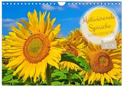 Motivierende Sprüche - gestärkt durch das Jahr (Wandkalender 2026 DIN A4 quer), CALVENDO Monatskalender