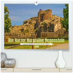 Cover Die Harzer Burgruine Regenstein - Sowie die Sandhöhlen im Heers bei Blankenburg (hochwertiger Premium Wandkalender 2026 DIN A2 quer), Kunstdruck in Hochglanz