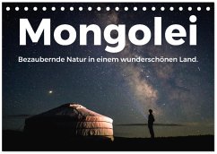 Cover Mongolei - Bezaubernde Natur in einem wunderschönen Land. (Tischkalender 2026 DIN A5 quer), CALVENDO Monatskalender