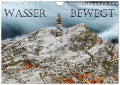 Cover Wasser bewegt - Wasserfälle und Stromschnellen (Wandkalender 2026 DIN A4 quer), CALVENDO Monatskalender