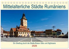 Cover Mittelalterliche Städte Rumäniens (Tischkalender 2026 DIN A5 quer), CALVENDO Monatskalender
