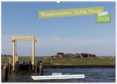 Wunderschöne Hallig Hooge (Wandkalender 2026 DIN A2 quer), CALVENDO Monatskalender