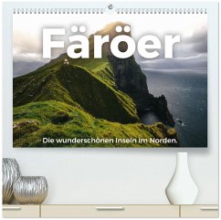 Färöer - Die wunderschönen Inseln im Norden. (hochwertiger Premium Wandkalender 2026 DIN A2 quer), Kunstdruck in Hochglanz