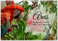 Aras - die fliegenden Edelsteine Mittel- und Südamerikas (Wandkalender 2026 DIN A4 quer), CALVENDO Monatskalender Aras - die fliegenden Edelsteine Mittel- und Südamerikas (Wandkalender 2026 DIN A4 quer), CALVENDO Monatskalender
