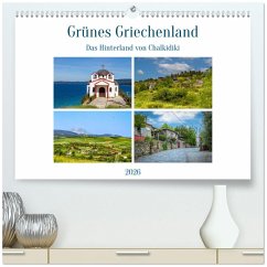 Grünes Griechenland (hochwertiger Premium Wandkalender 2026 DIN A2 quer), Kunstdruck in Hochglanz Grünes Griechenland (hochwertiger Premium Wandkalender 2026 DIN A2 quer), Kunstdruck in Hochglanz