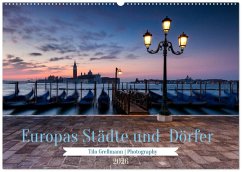 Cover Europas Städte und Dörfer (Wandkalender 2026 DIN A2 quer), CALVENDO Monatskalender
