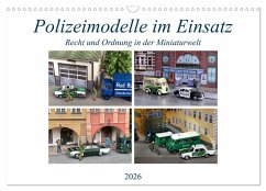 Cover Polizeimodelle im Einsatz (Wandkalender 2026 DIN A3 quer), CALVENDO Monatskalender