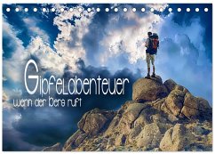 Gipfelabenteuer - wenn der Berg ruft (Tischkalender 2026 DIN A5 quer), CALVENDO Monatskalender