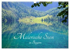 Malerische Seen in Bayern (Wandkalender 2026 DIN A3 quer), CALVENDO Monatskalender