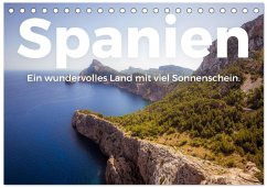 Cover Spanien - Ein wundervolles Land mit viel Sonnenschein. (Tischkalender 2026 DIN A5 quer), CALVENDO Monatskalender