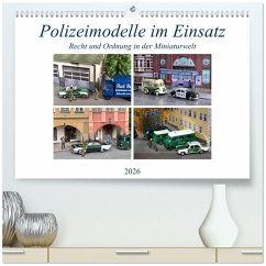 Polizeimodelle im Einsatz (hochwertiger Premium Wandkalender 2026 DIN A2 quer), Kunstdruck in Hochglanz Polizeimodelle im Einsatz (hochwertiger Premium Wandkalender 2026 DIN A2 quer), Kunstdruck in Hochglanz