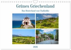 Grünes Griechenland (Wandkalender 2026 DIN A4 quer), CALVENDO Monatskalender
