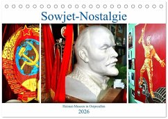 Cover Sowjet-Nostalgie - Heimat-Museen in Ostpreußen (Tischkalender 2026 DIN A5 quer), CALVENDO Monatskalender