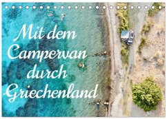 Cover Mit dem Campervan durch Griechenland (Tischkalender 2026 DIN A5 quer), CALVENDO Monatskalender
