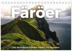 Färöer - Die wunderschönen Inseln im Norden. (Tischkalender 2026 DIN A5 quer), CALVENDO Monatskalender
