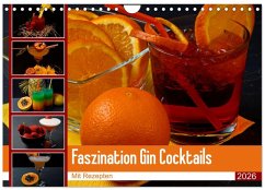 Faszination Gin Cocktails (Wandkalender 2026 DIN A4 quer), CALVENDO Monatskalender Cover Faszination Gin Cocktails (Wandkalender 2026 DIN A4 quer), CALVENDO Monatskalender