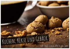 Cover Kuchen, Kekse und Gebäck - süß und lecker durch das Jahr (Wandkalender 2026 DIN A2 quer), CALVENDO Monatskalender