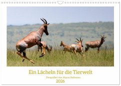 Ein Lächeln für die Tierwelt (Wandkalender 2026 DIN A3 quer), CALVENDO Monatskalender