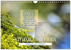 Stimmungsreigen Gefühlvolle Texte und Bilder (Wandkalender 2026 DIN A4 quer), CALVENDO Monatskalender