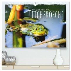 Teichfrösche (hochwertiger Premium Wandkalender 2026 DIN A2 quer), Kunstdruck in Hochglanz