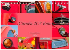 Cover Citroën 2 CV Ente - Faszinierende Details (Tischkalender 2026 DIN A5 quer), CALVENDO Monatskalender