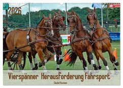 Vierspänner Herausforderung Fahrsport (Wandkalender 2026 DIN A2 quer), CALVENDO Monatskalender Vierspänner Herausforderung Fahrsport (Wandkalender 2026 DIN A2 quer), CALVENDO Monatskalender