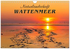 Naturlandschaft WATTENMEER (Wandkalender 2026 DIN A4 quer), CALVENDO Monatskalender